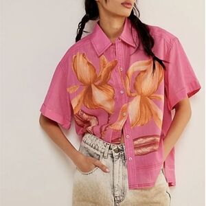 Free people super bloom shirt